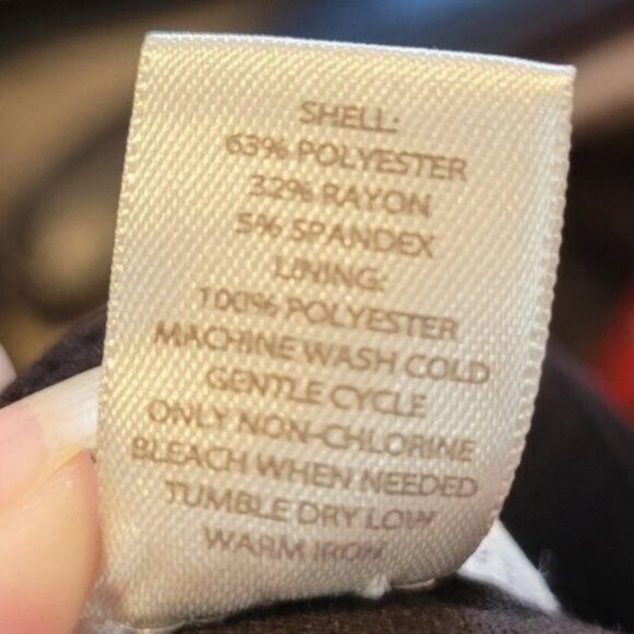 Loft | Scalloped Hem A line Lazer Cut out Skirt Black - Picture 8 of 9